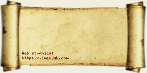 Jana Đukanović vizit kartica